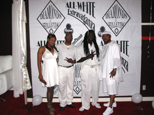 Mackroyce, Bonnie, Jimmy and Tony representing at Club Chloe