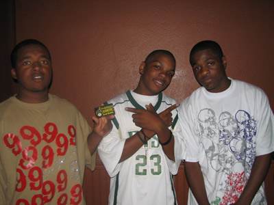 Brian and the fellas doing it big at the event