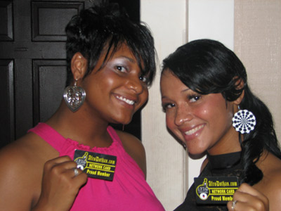 First Lady of AfroDothan.com and Her Sister Mandy Showing Love to the camera