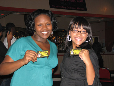 Mandy and friend show love to AfroDothan.com