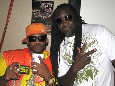 Jimmie Fingerz and Jungle Baby show love to AfroDothan.com
