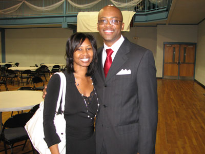City Commissioners and Houston County Commissioners showed their support pictured hear are Houston County Commissioner Curtis Harvey and Wife