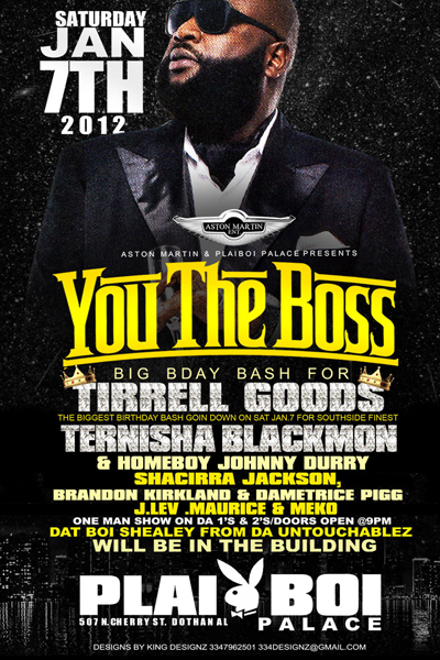 YOU THE BOSS January 7th 2012