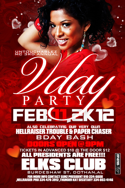 Valentine at Elks Club in Dothan Feb. 11, 2k12