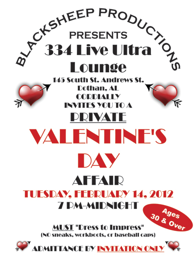 Valentine's Day at 334 Ultra Lounge