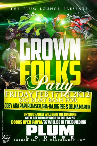 Plum Lounge Feb. 17th