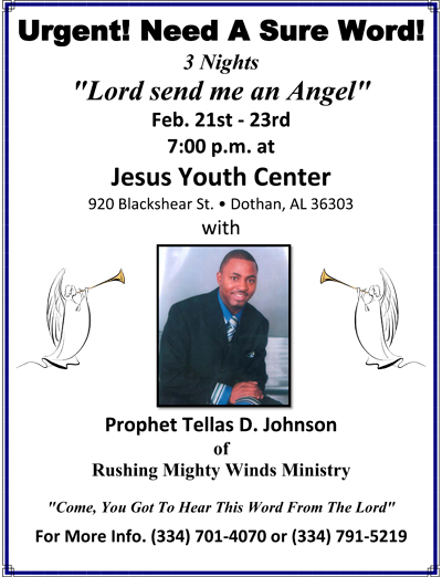 Jesus Youth Center Tellas Johnson
