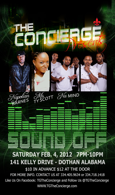 Saturday February 4, 2012 the Concierge Sound Off Concert