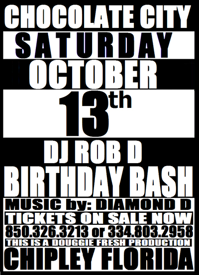 DJ Rob D Birthday Chocolate City