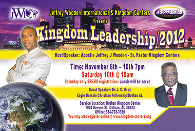 Kingdom Leadership - Apostle Jeffrey Wooden and Kingdom Centers