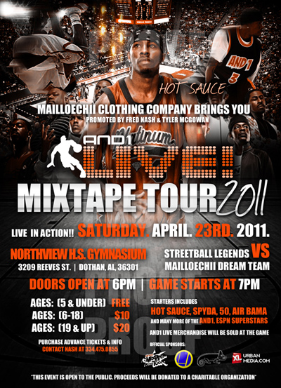 And 1 Live in Dothan Mailloechii clothing