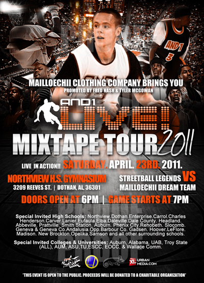 And 1 Basketball coming to Dothan