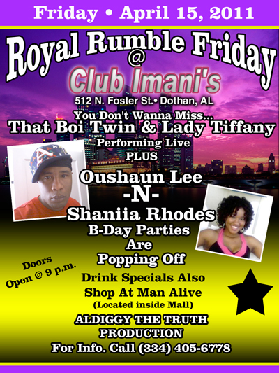 Royal Rumble at Club Imani