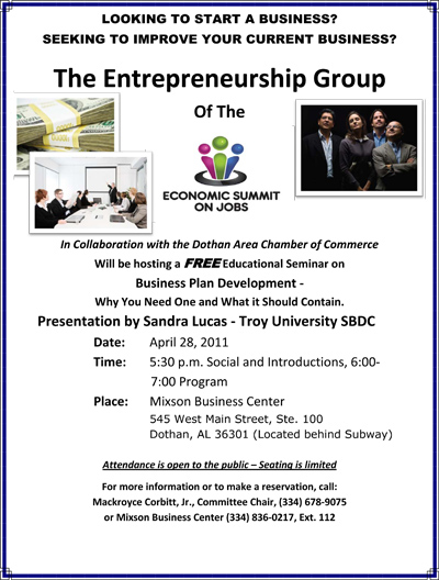 Economic Summit on Jobs FREE Seminar