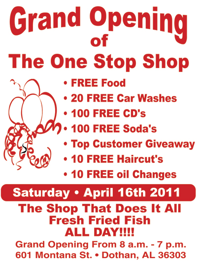 One Stop Shop Grand Opening