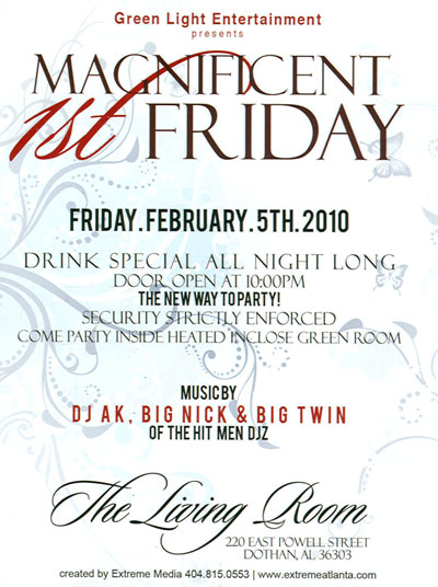 1st Friday at Living Room