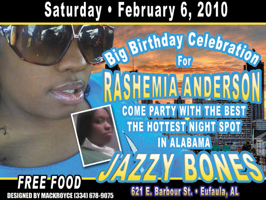 Jazzy Bones Big Birthday Celebration