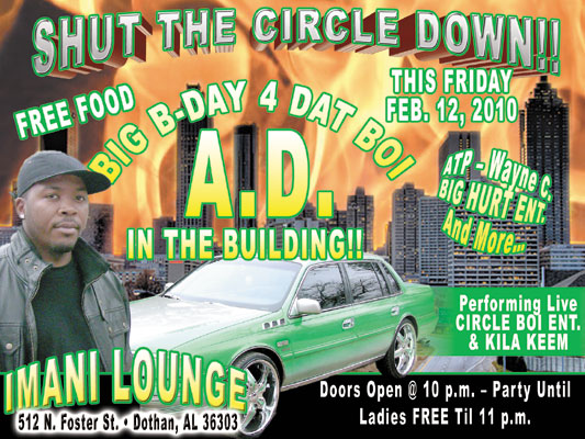 Imani Lounge A.D. Birthday Party Feb. 13, 2010