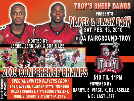 Red & Black Party for Troy
