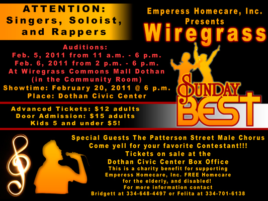 Wiregrass Sunday Best sponsored by Empress Homecare