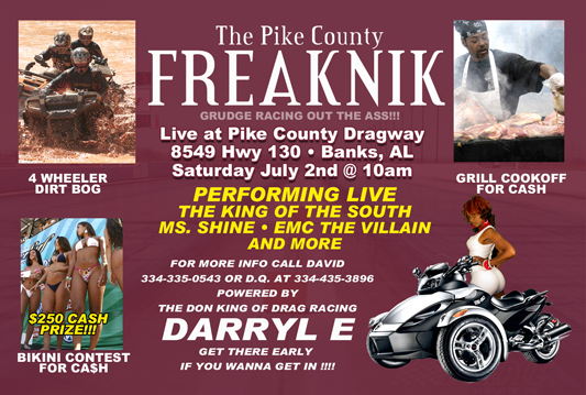Pike County Freaknik Racing with Darryl E.