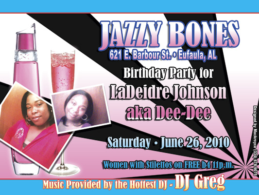 Jazzy Bones LaDedra Birthday Party