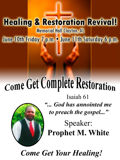 Healingand Restoration Revival
