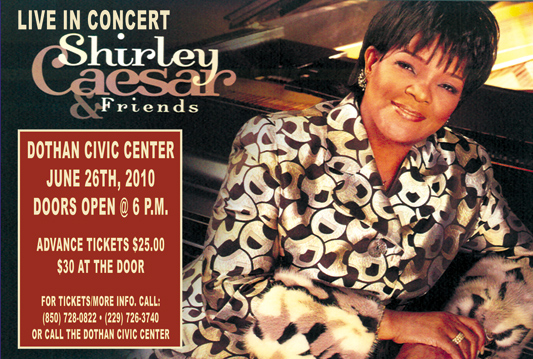 Shirley Caesar at the Dothan Opera House