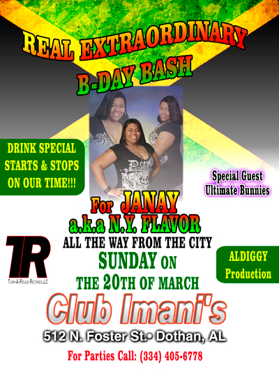 Jamaican Party at Imani Lounge Bday for Janay