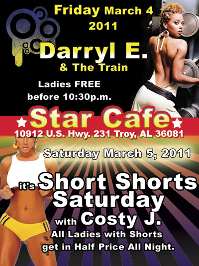 Star Cafe Darryl E. and the Train and Costy J.