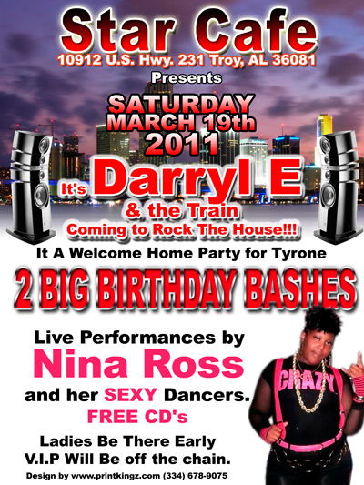 Star Cafe - Nina Ross Live and Darryl E and the Train