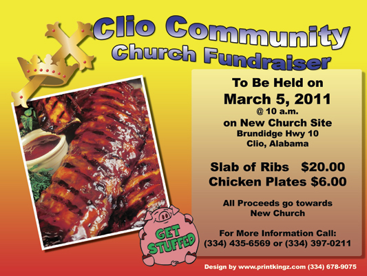 BBQ Sale Clio Community Church