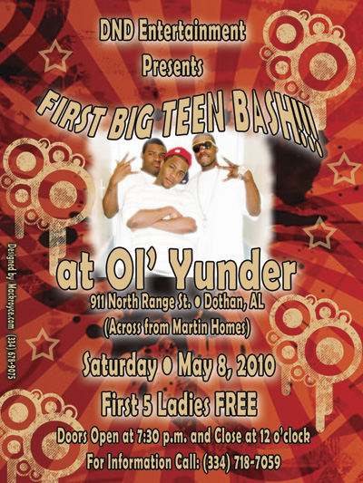 DND Present Ol Yunder First Teen Bash