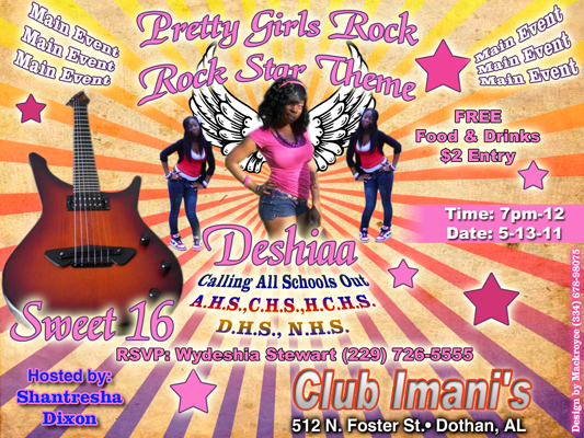 Pretty Girl Rock at Club Imani