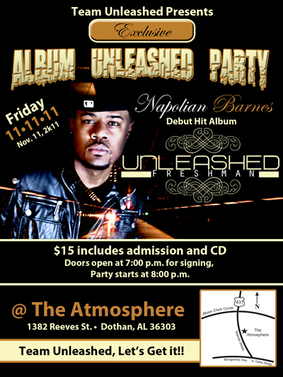 Team Unleashed - Napolian Barnes Album Unleashed Party