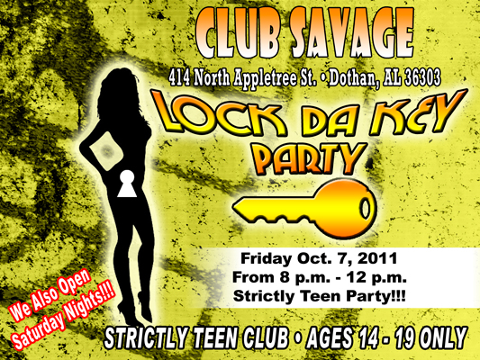 Lock Da Key Party at Club Savage